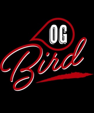 OG Bird logo in black and red